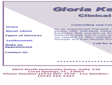 Tablet Screenshot of gloriakeiser.com